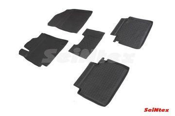 Резиновые коврики в салон Kia Cerato IV (2018-наст. время) "Высокий борт"