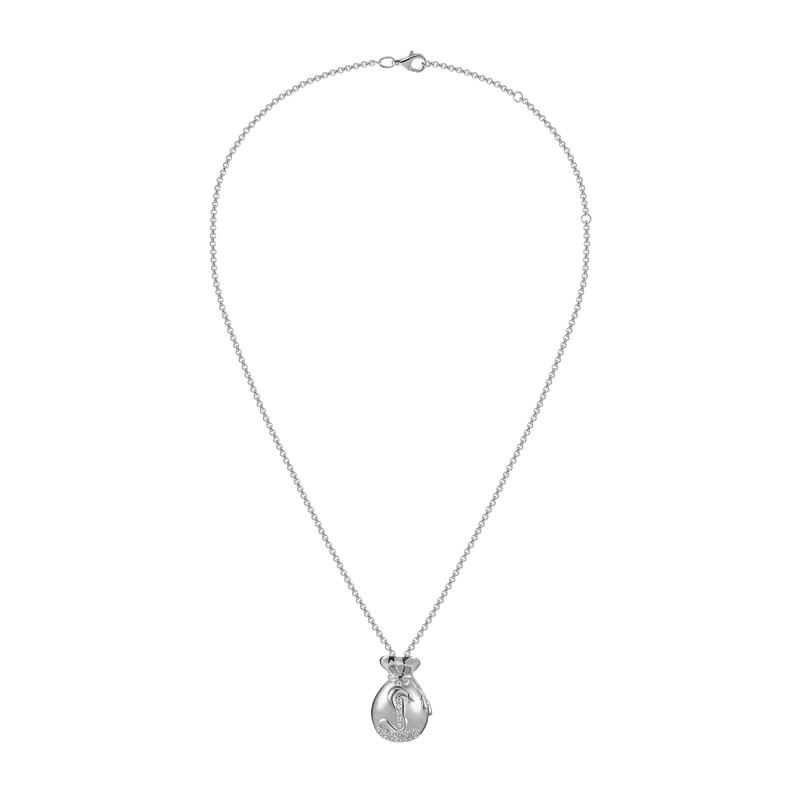 Колье Мешок Денег – Серебро