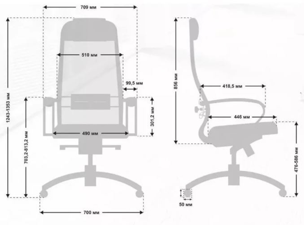Кресло офисное Metta Samurai Comfort S Infinity Easy Clean