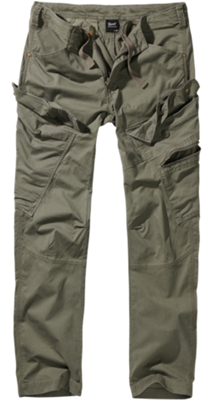 Brandit ADVEN SLIM FIT PANTS olive
