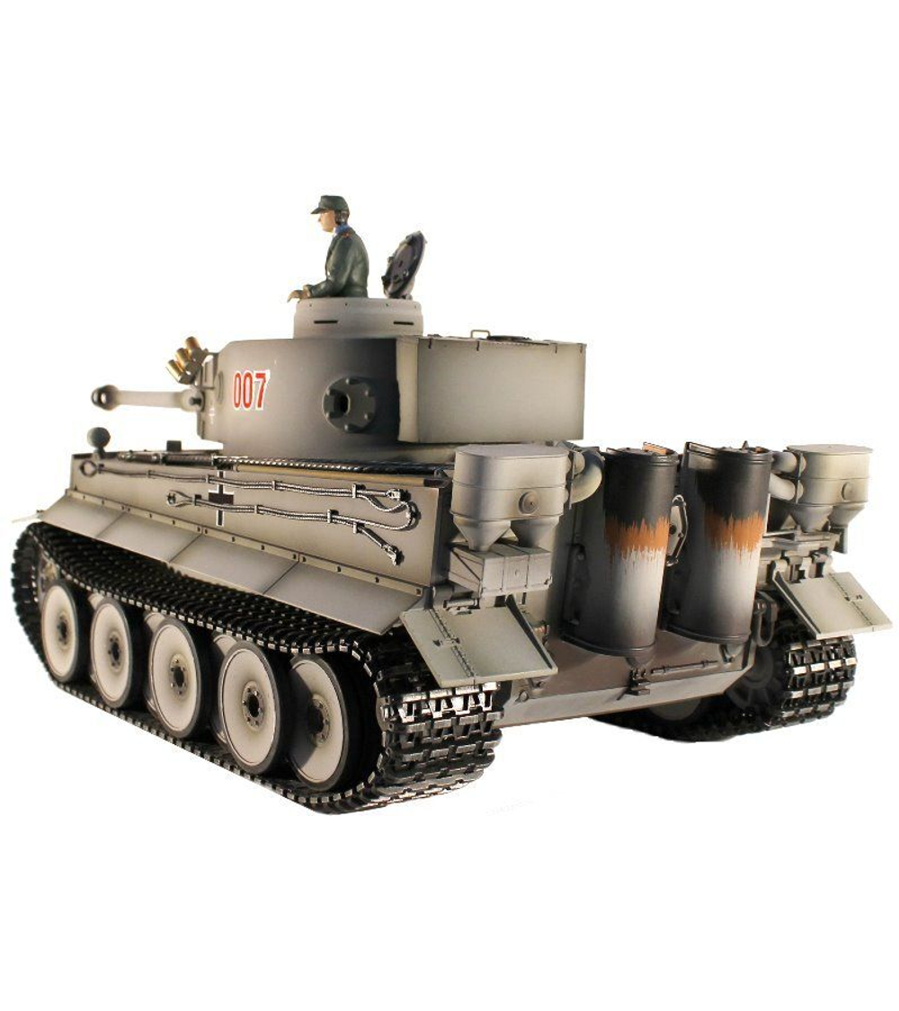 P/У танк Taigen 1/16 Tiger 1 (Германия, ранняя версия) HC 2.4G RTR серый