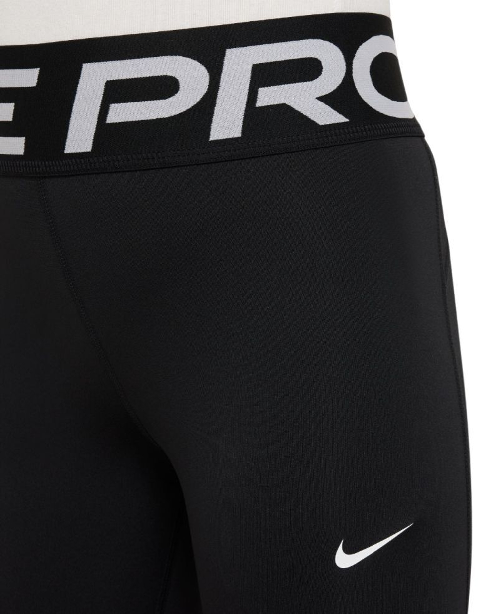 Штаны для девочки теннисные Nike Girls Dri-Fit Pro Leggings - black/white