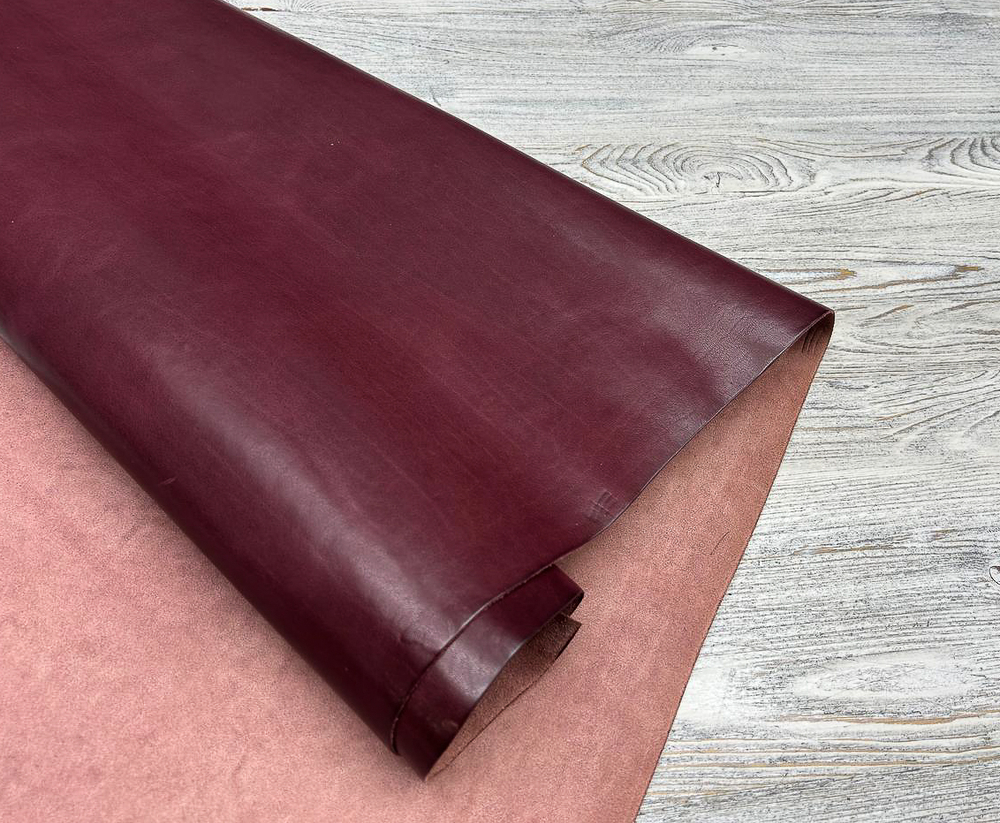 Cusna Bordo (1,3-1,5 мм), цв. Бордовый, натуральная кожа