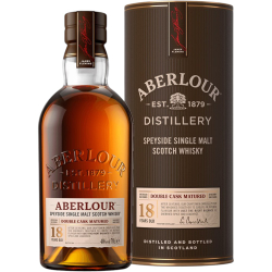 Виски Aberlour 18 Y.O. 0,7 л. В тубе