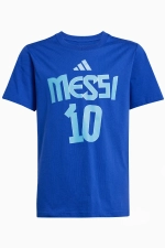 Футболка adidas Messi Name and Number Graphic Junior - синий