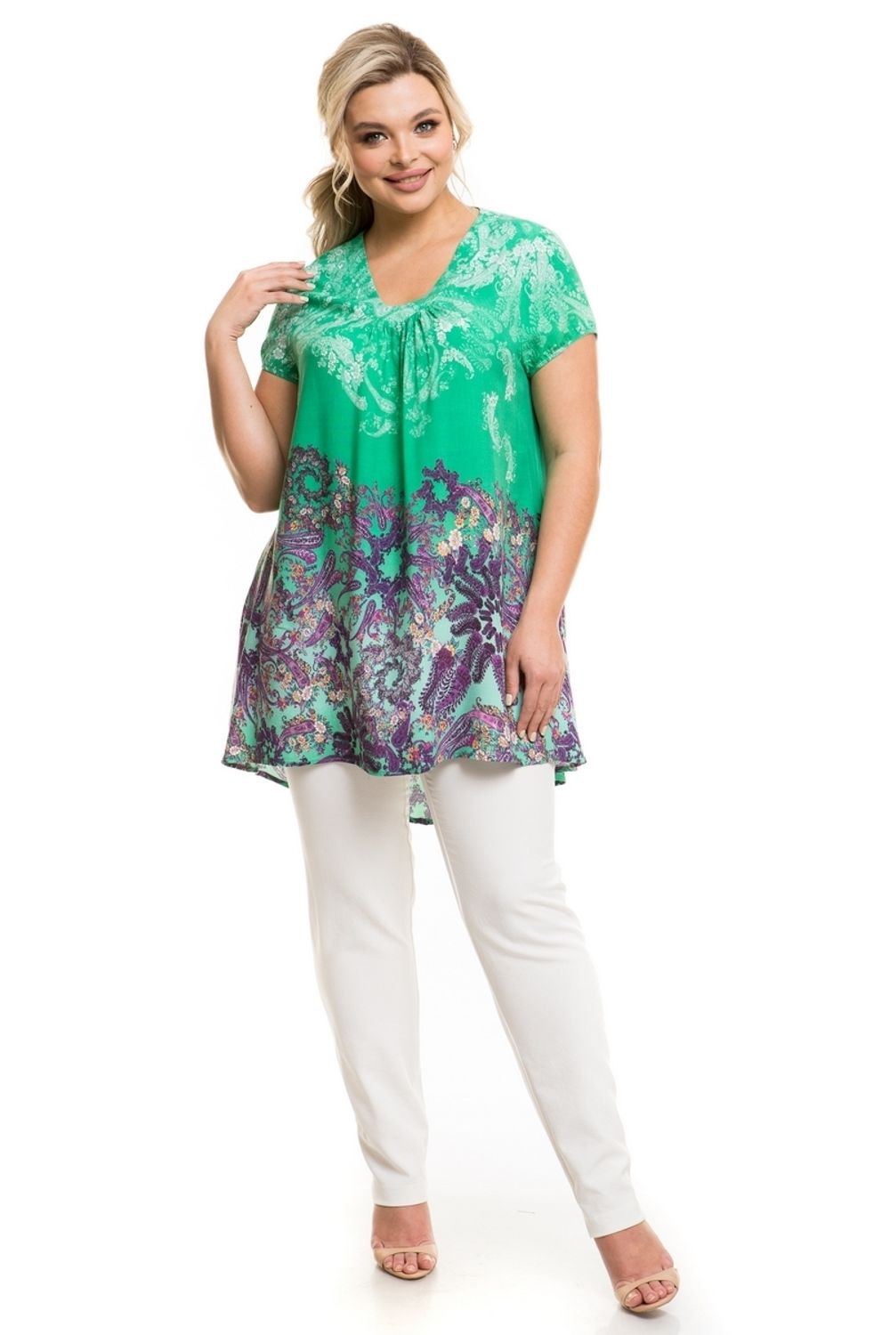 Туника 1017 красный Novita (Акция)