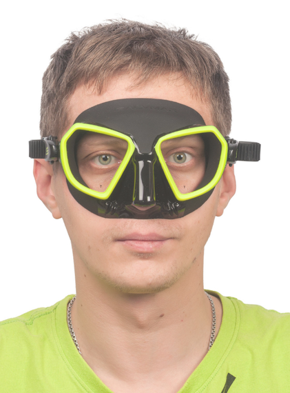 Маска Salvimar NOAH, кислотно-зеленая, АНТИФОГ