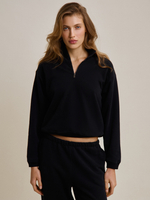 Джемпер Half Zip Tommy Sweatshirt in Black