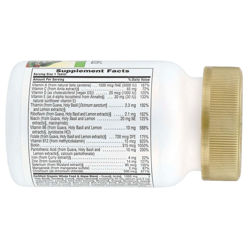 NaturesPlus, Source of Life® Garden, мультивитамины для женщин, одна таблетка в день, 30 веганских таблеток