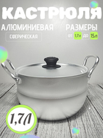 Кастрюля 1,7 л 2 ручки универсальная 1017