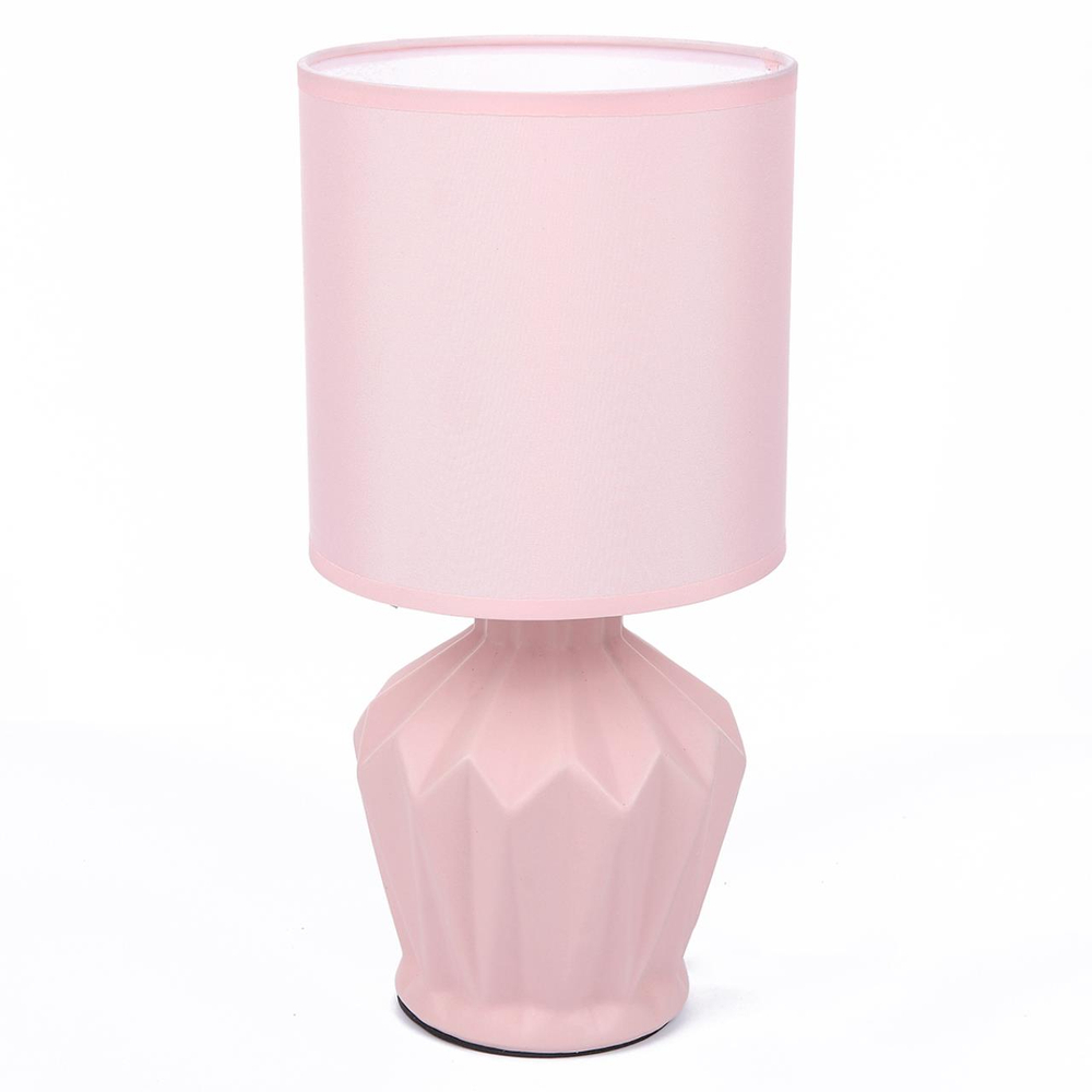 8227/1T MODERNI LN26 494 розовый, керамика/текстиль Настольная лампа E14 1*40W 220V ORIGAMIA