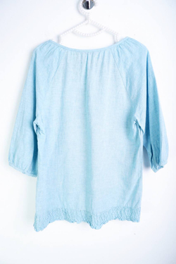 Блузка Tom Tailor льняная, маркировка 38, визуально на 44 размер