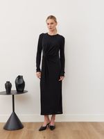 ПЛАТЬЕ С УЗЛОМ «DIVA» ЧЕРНЫЙ