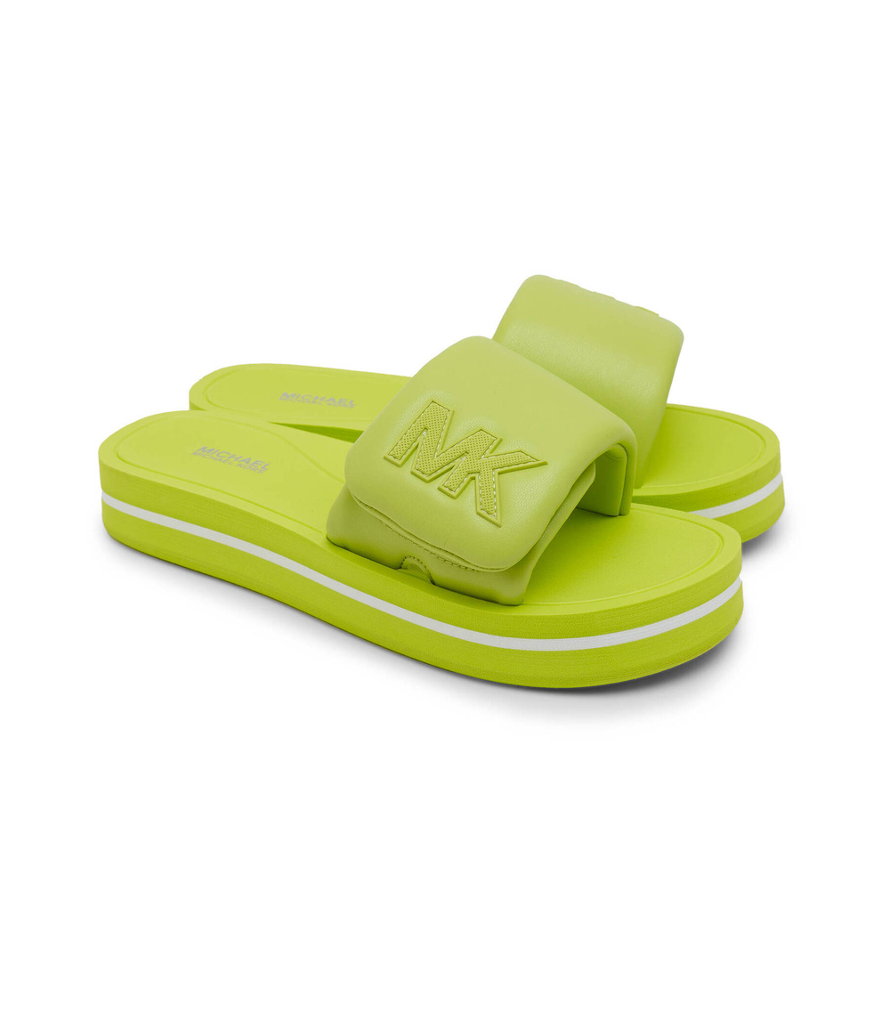 Шлепанцы Michael Kors - лимонный(40S3MKFA1L)