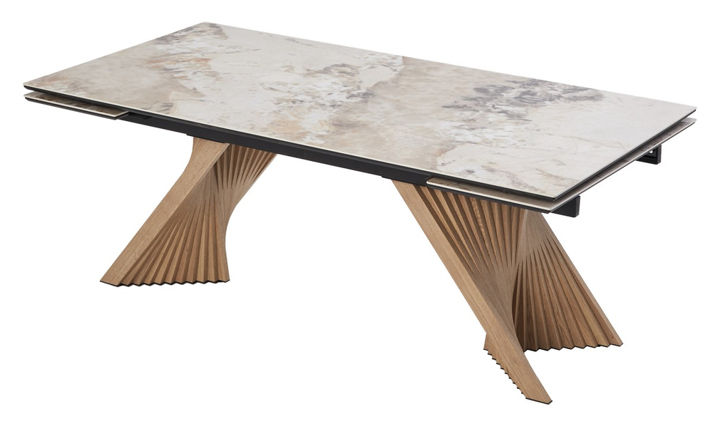 Стол МАНХЭТТЕН 200 PANDORA, керамика / Дуб Галифакс М-City