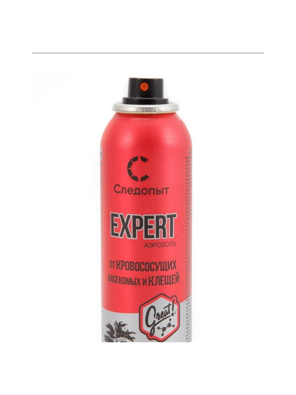 Репеллент СЛЕДОПЫТ EXPERT GREAT FORMULA, от всех видов летающих насекомых и клещей