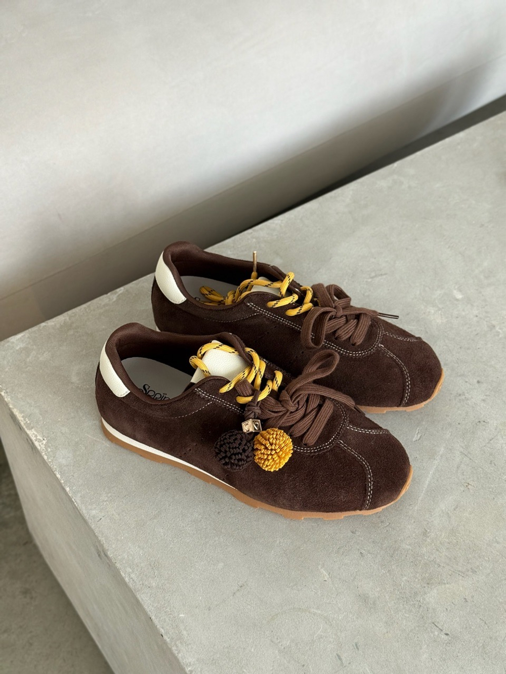 Кеды из натуральной замши