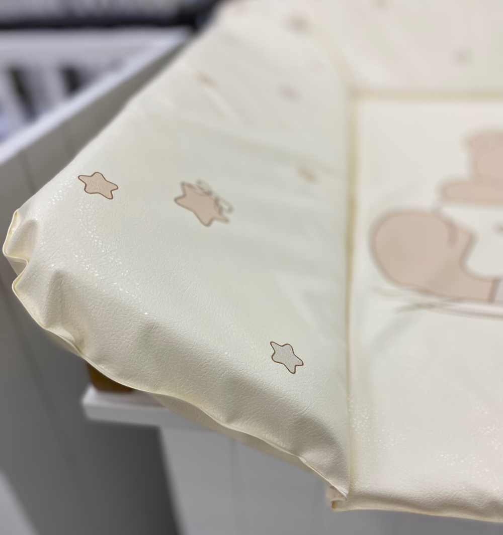 ГЛОБЭКС Матрац для пеленания мягкий Люкс Мишка со звездой 82*72