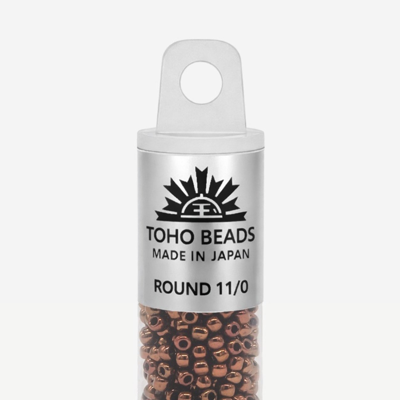 Японский бисер TOHO Round 11/0 (№501), металлизированный, непрозрачный глянцевый