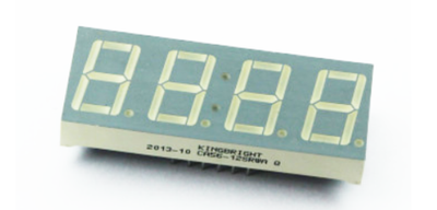 Индикатор CA56-12SRWA (14,2мм 4х7 кр. Общий анод 24 мКд), KGB