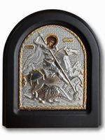 Икона Георгий Победоносец 14×12 см