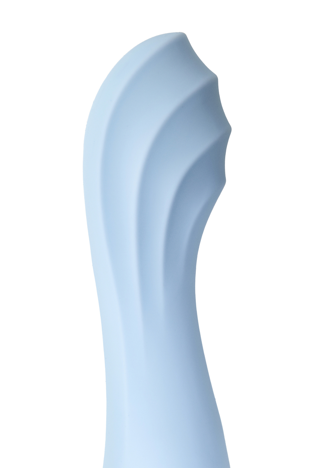 Нереалистичный вибратор Satisfyer Air Pump Vibrator 5, силикон, голубой,  см.