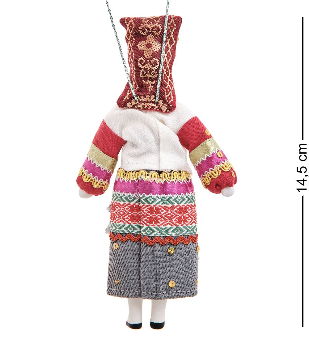 RK-742 Кукла «Домна в мордовском костюме по мотивам кукол из коллекции А.Н.Бенуа»