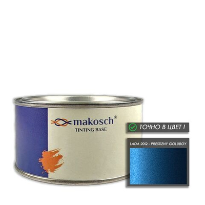 Автоэмаль makosch/LADA 20Q, Базовая эмаль, синий, перламутр, 200мл.