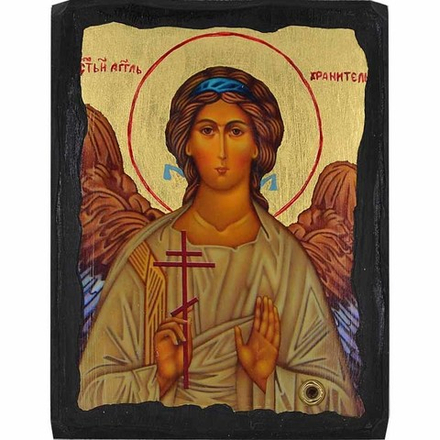 Ангел Хранитель. Икона с ладаном, освященном на святых мощах. 13 х 16 см.