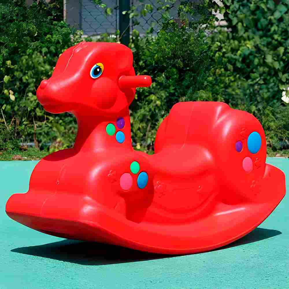 Качалка балансир Для Помещений «Оленёнок» Красный