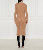 Кружевное платье Elisabetta Franchi - бежевый(AM05B46E2)