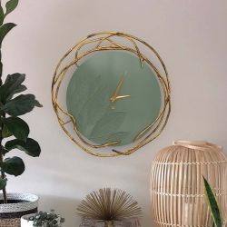 Часы настенные Арт Колор Зеленый нефрит Амбер