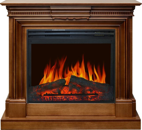 Каминокомплект Chelsea - Орех с очагом Jupiter FX New