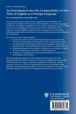 An Investigation into the Comparability of Two Tests of English as a Foreign Language (Studies in Language Testing) (v. 1) 1st Edition