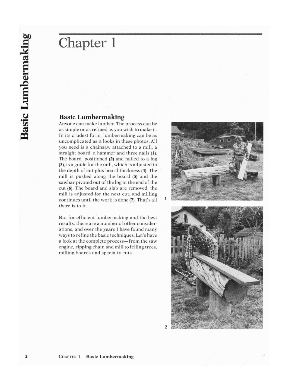 Chainsaw. Lumbermaking | W. Malloff