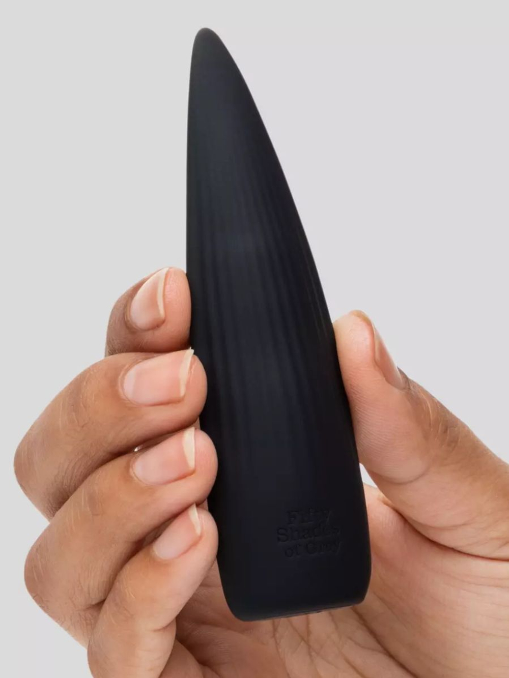 Черная вибропуля Sensation Rechargeable Flickering Tongue Vibrator