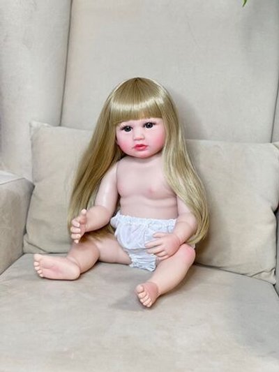 Кукла Реборн виниловая 55см без одежды (FA-272AW)