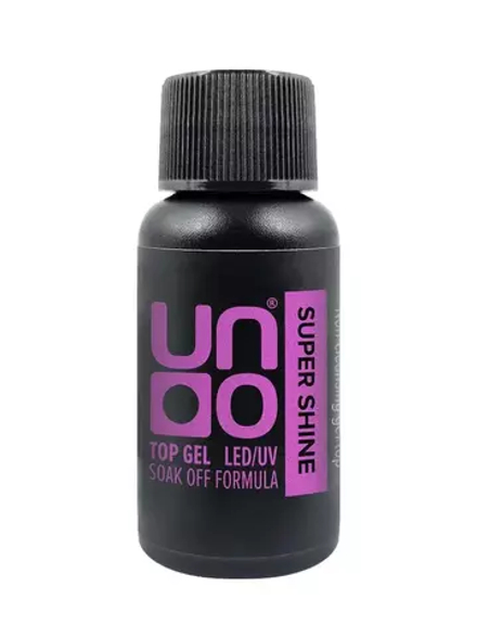 Uno Super Shine Gel Top - Верхнее покрытие без липкого слоя, 30мл