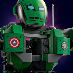 LEGO Super Heroes: Капитан Картер и штурмовик Гидры 76201 — Captain Carter & The Hydra Stomper — Лего Супергерои Марвел