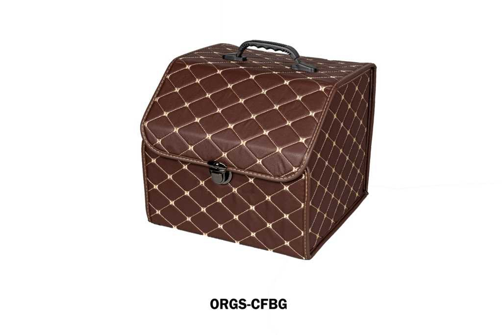 Сумка-Бокс Coolpart MAXIMAL  35х30х30 - X Small кофейный/ шов бежевый ORGS-CFBG