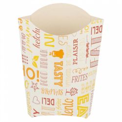 Контейнер для фри/снеков Parole 190 г, 14,5*9,5*18 см, 200 шт/уп, картон, Garcia de Pou