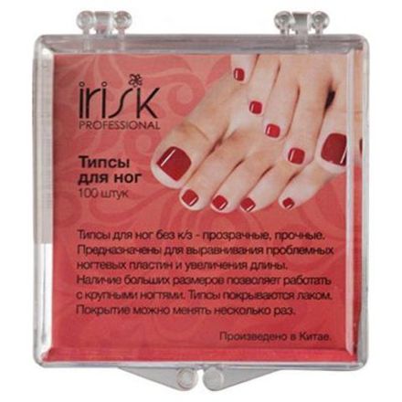 Irisk Типсы для ног без контактной зоны, бокс 100 шт.