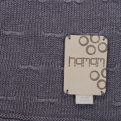 Плед 130х180 Hanim от Hamam темно-серый Турция