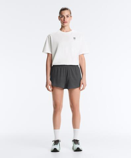 Oysho Шорты Light Touch Running для бега, белый/черный