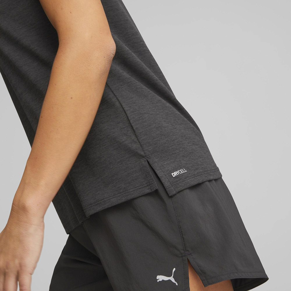 Женская футболка PUMA RUN FAVORITE HEATHER TEE W