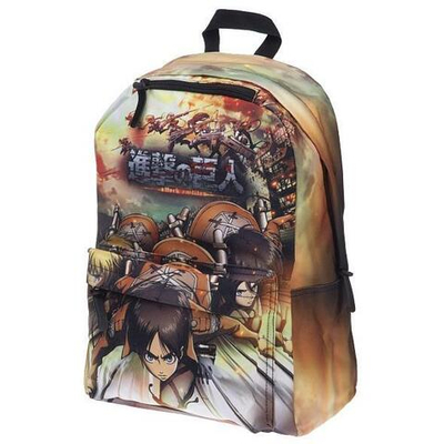 Рюкзак 42х29х16 см 1 отделение 2 кармана "Simple-Атака Титанов.Сезон 1-3" (Хатбер)