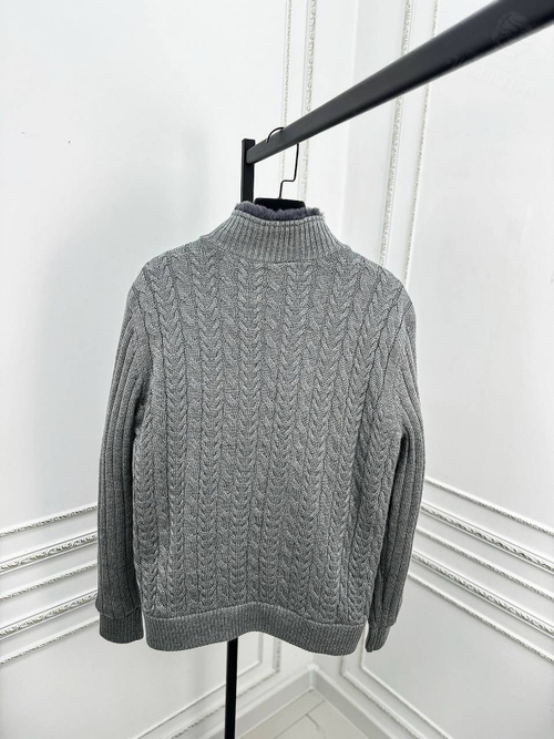 Кардиган с мехом Loro Piana