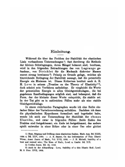 Untersuchungen Über Die Stabilität Der Elastischen Linie in Ebene Und Raum. Unter Verschiedenen Grenzbedingungen | M. Born