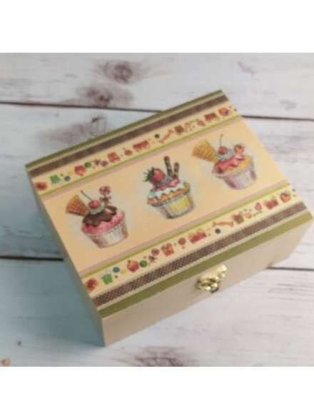 Музыкальная шкатулка для хранения и подарка 25х19х7,5см