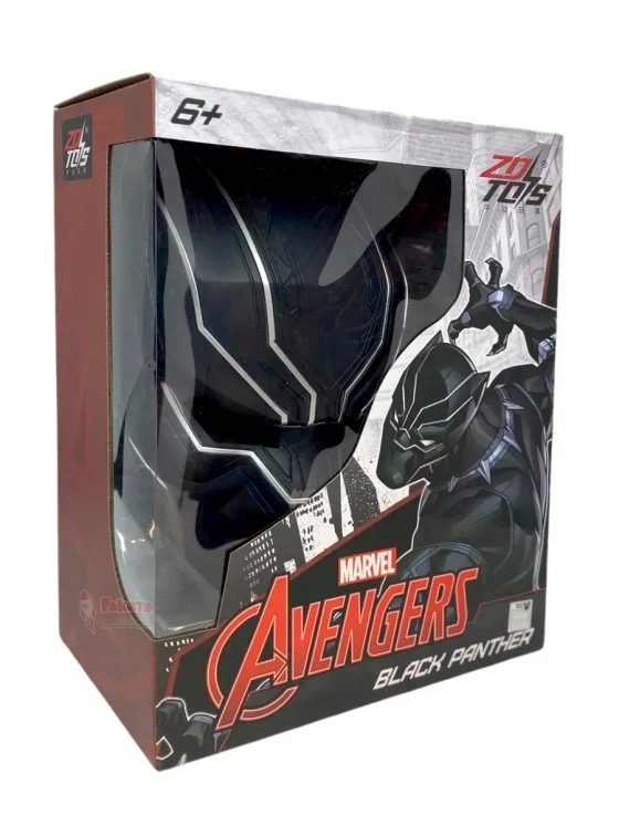 Маска Черная Пантера Марвел Black Panther ZD Toys 1927-05